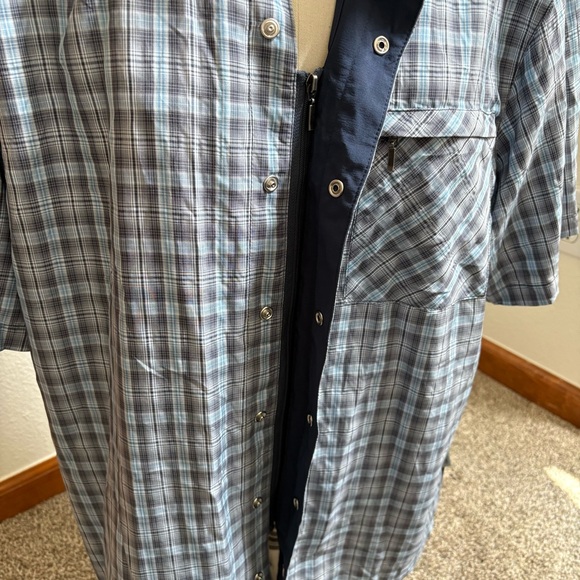 Club Ride New West Bike Jersey Cycling Mesh Zip Plaid Pearl Snap Button Mens XL - Picture 6 of 11